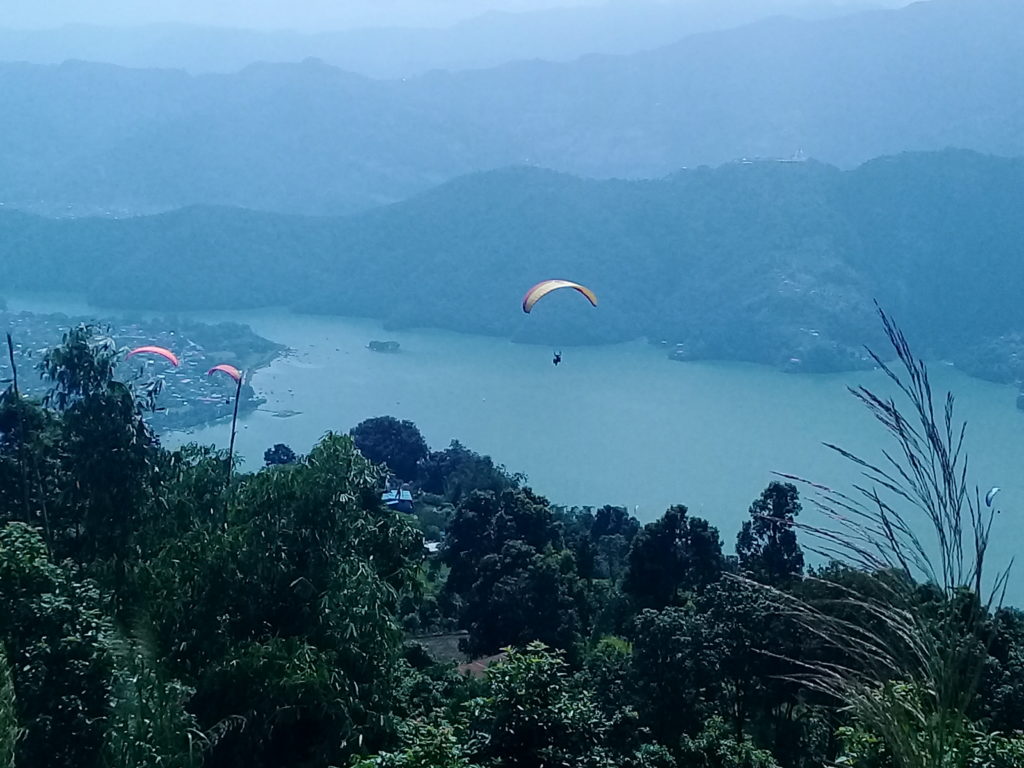 Paragliding in Nepal